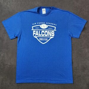 Air‎ Force Academy Falcons Power Of Blue Shirt Mens Large Short Sleeve Graphic